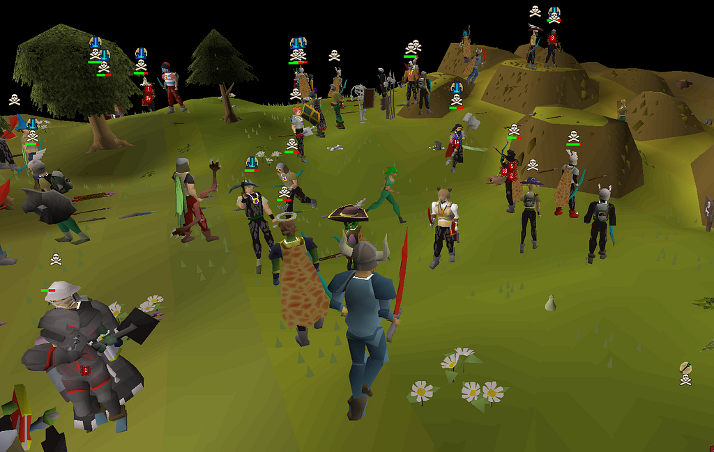 The Wilderness in Runescape